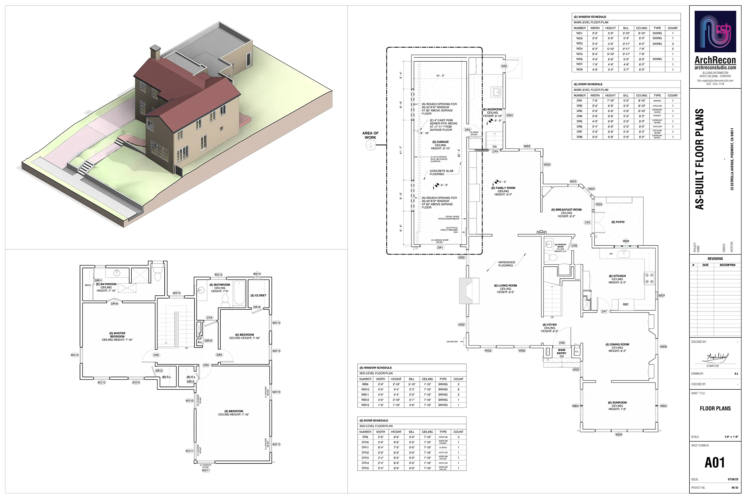 Estrella Avenue As-Built Document 01