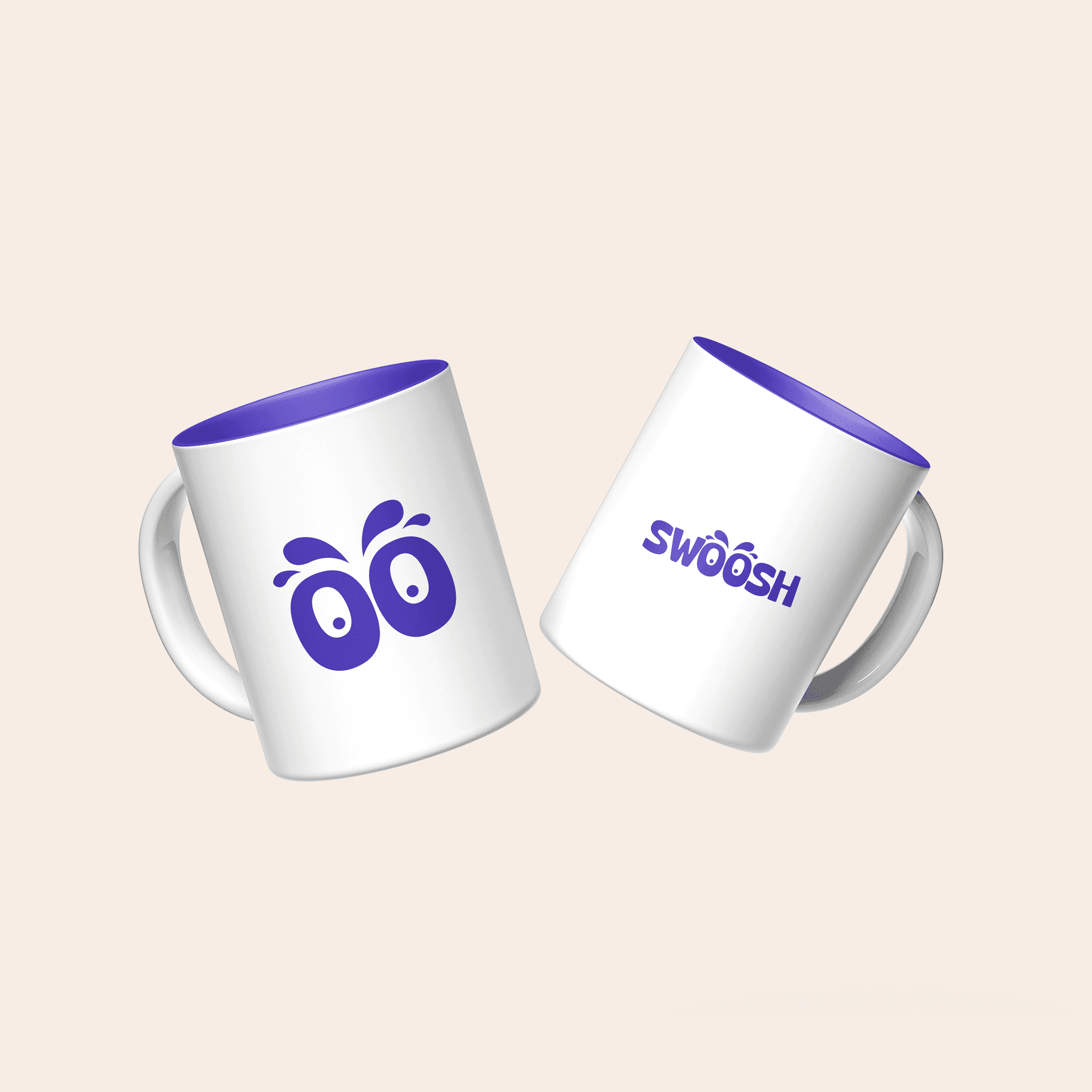 {  Mise en situation (mockup) d'une carte de visite pour 'Villa Wassim Marrakech'. La carte, tenue par une main, présente un design double face : le recto blanc affiche le logo élégant (silhouette de cheval ou arabesque) et le nom de la marque, tandis que le verso bleu nuit contient les coordonnées (téléphone, email, site web, adresse) dans une typographie minimaliste. Ce visuel démontre l'expertise de Nux-Studio en design graphique, conception de papeterie de luxe et maintien de la cohérence de l'identité visuelle de marque (branding) sur tous les supports imprimés.