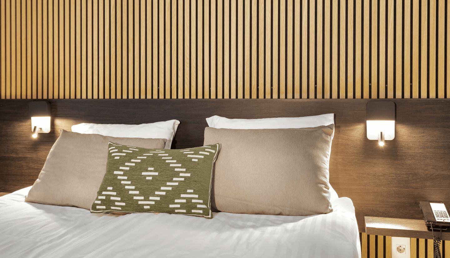 Cozy double hotel room layover accommodation in Iceland