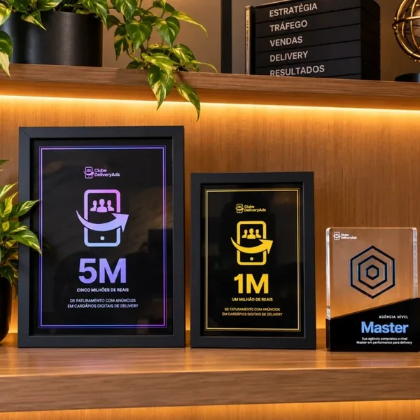 Placas de R$ 5 milhões, R$ 1 milhão e Agência Master