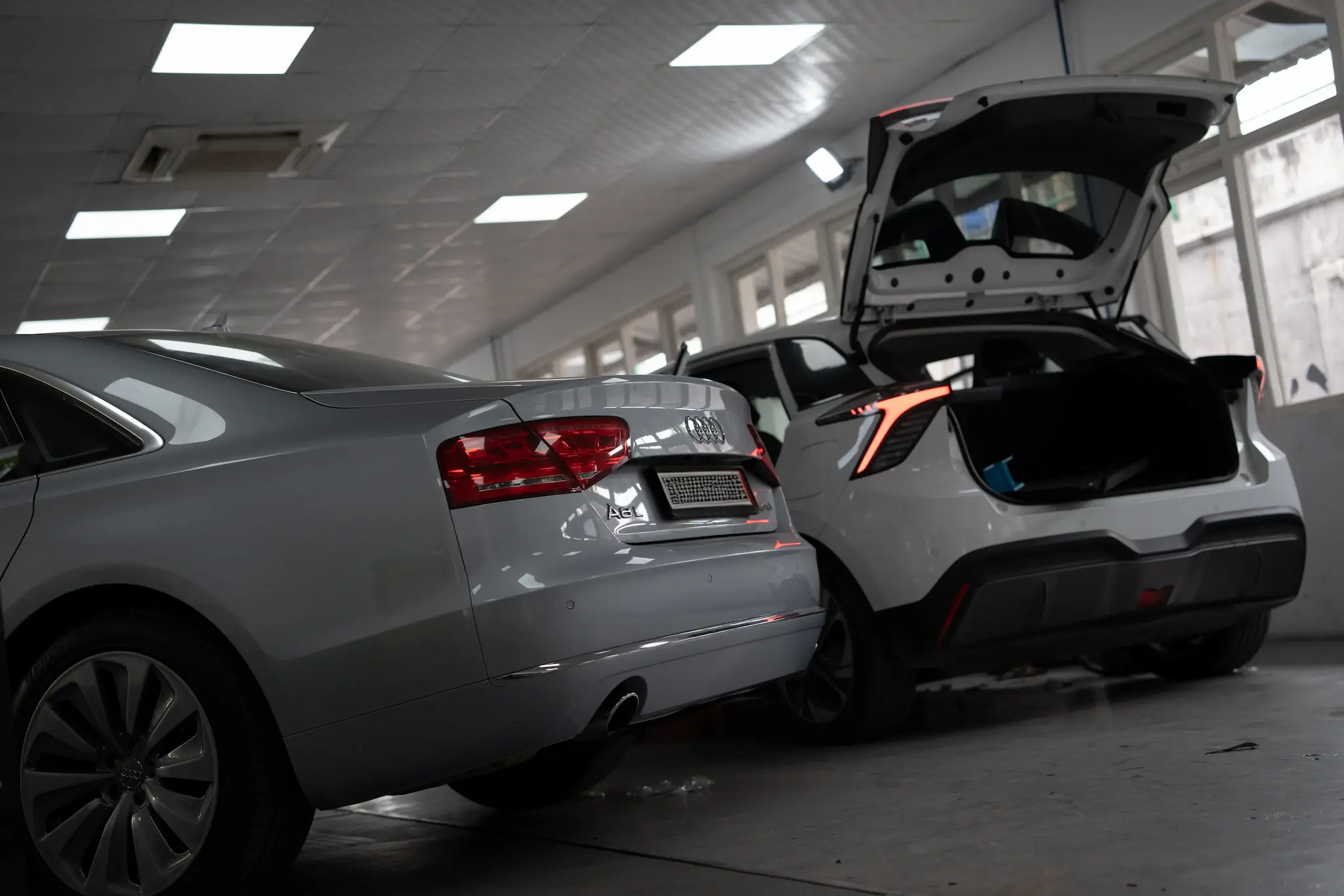 Car being repaired at Ideal Preimier