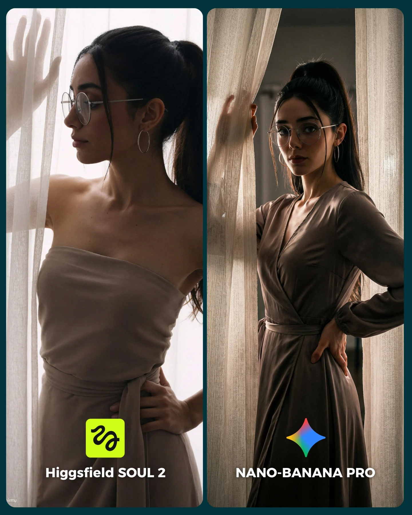 Aria Cruz - SOUL 2 vs Nano Banana Pro comparison