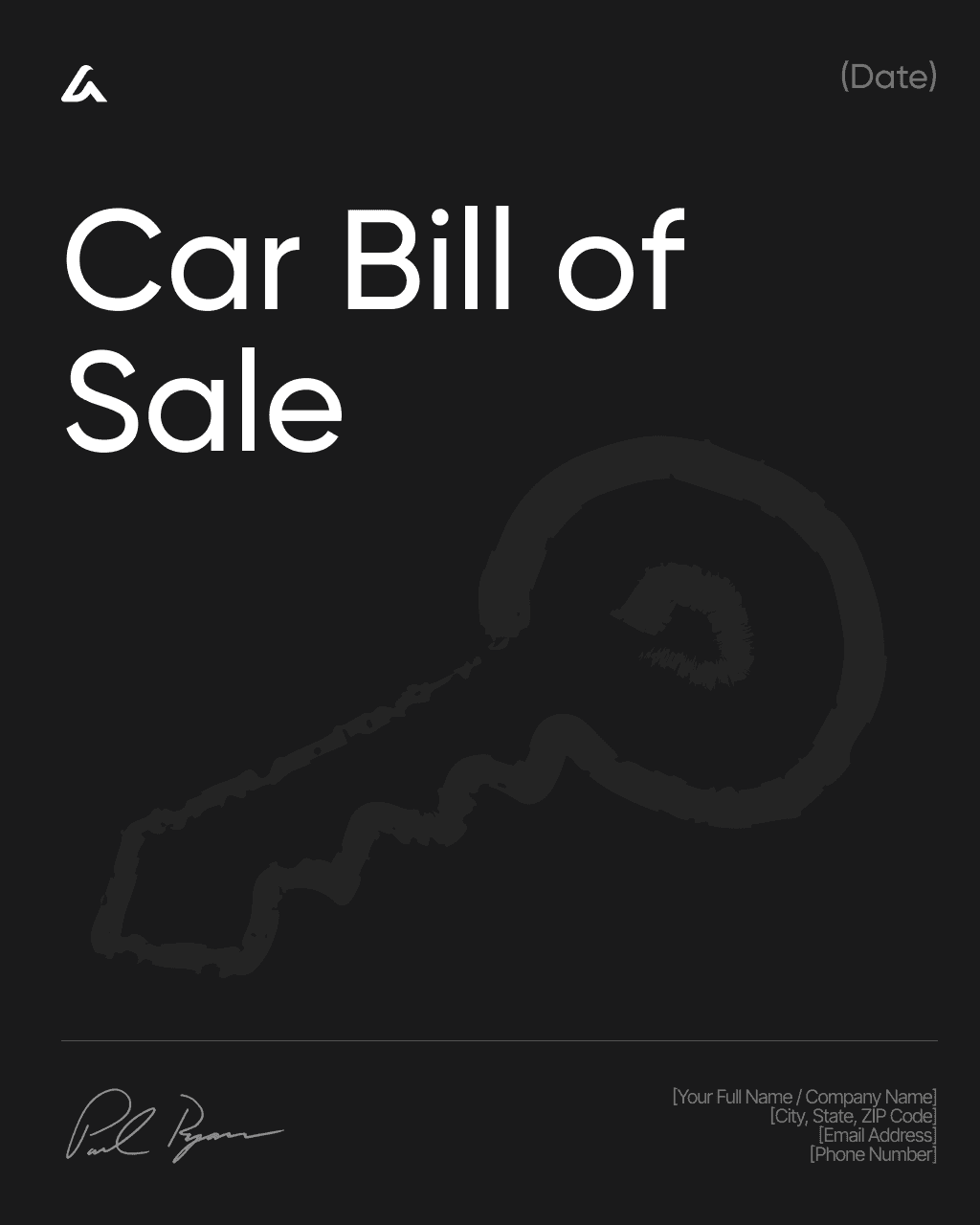 Car Bill of Sale