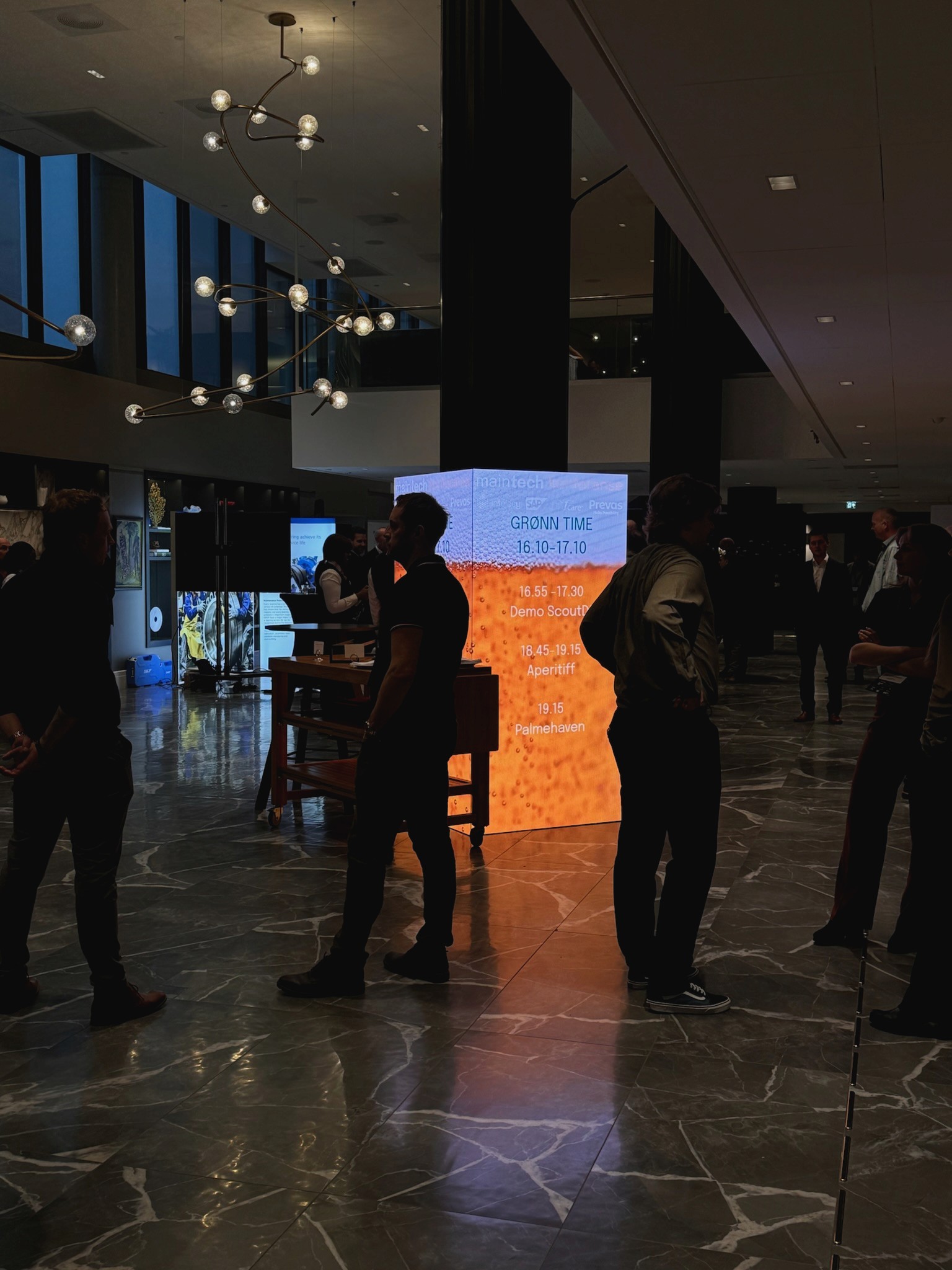 Utleie skjerm 45 grader@