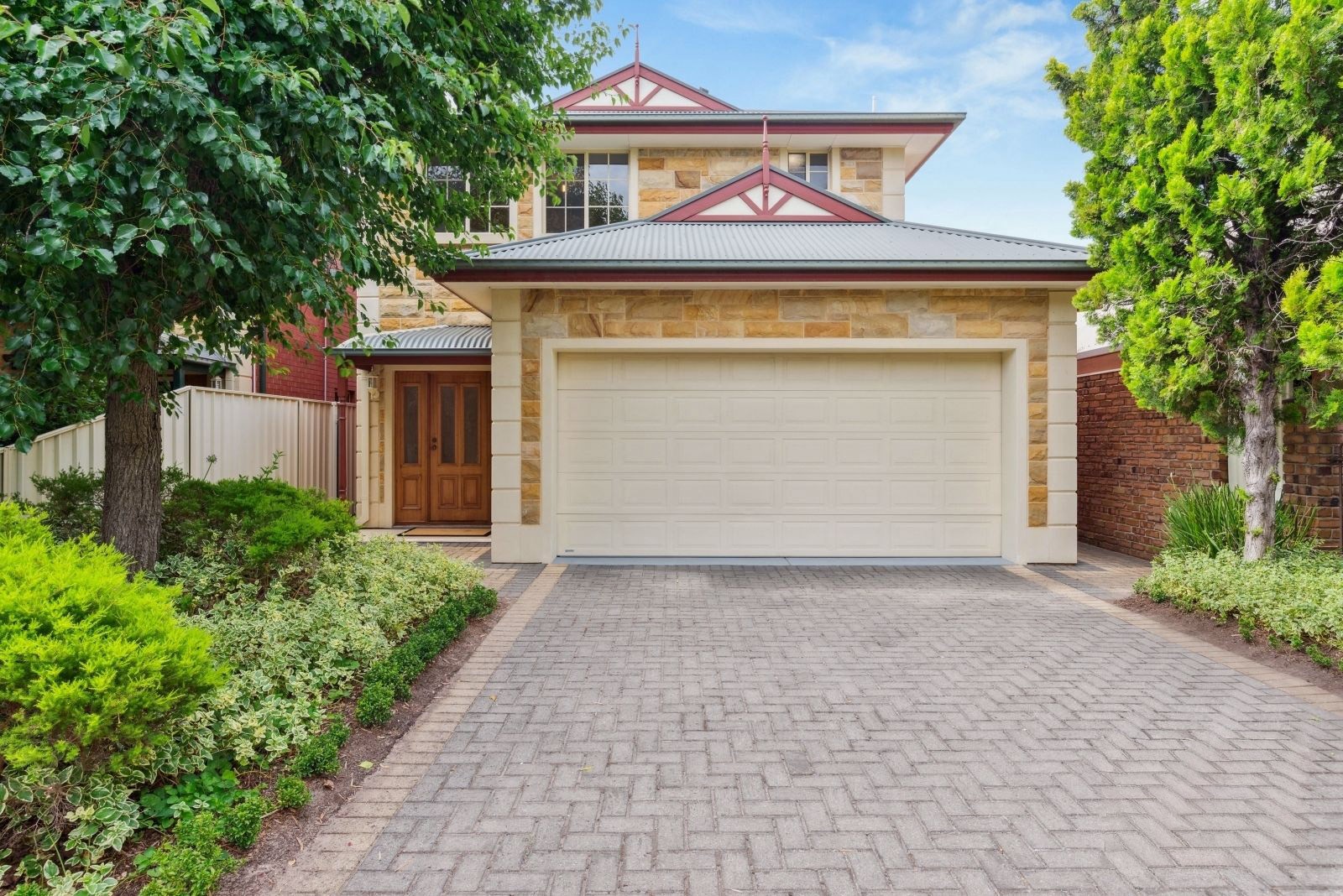 a view of the beach from a distance