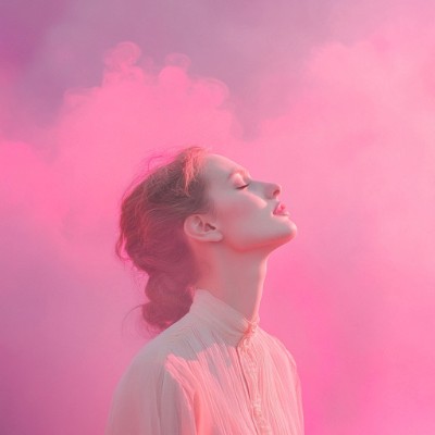 Soft, blurred portrait symbolizing reflection, movement, and emotional transition.