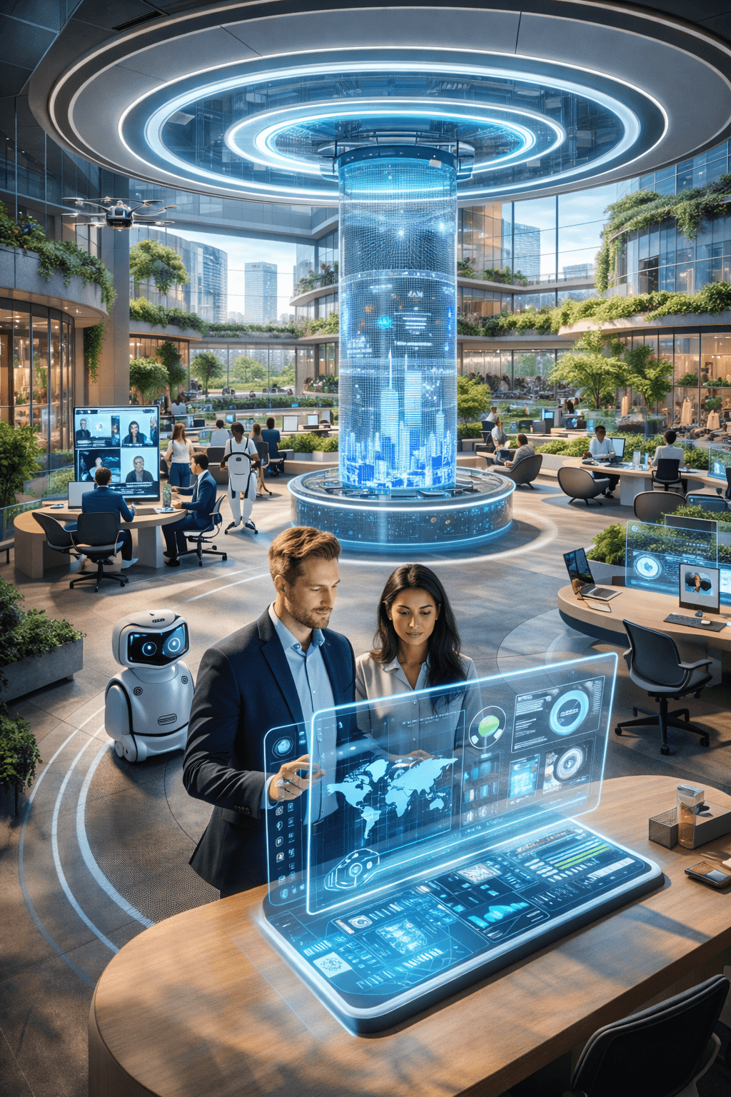 Tech-driven future office spaces in Manesar