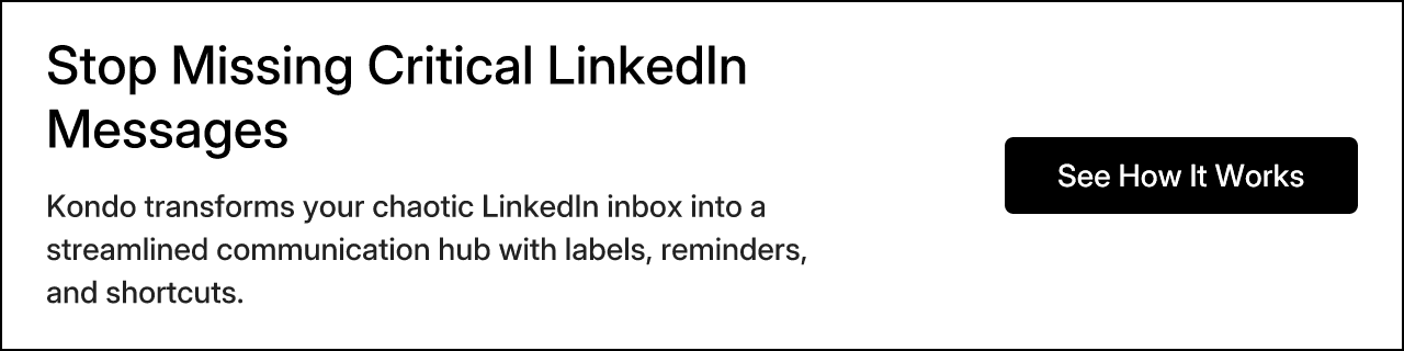 Stop Missing Critical LinkedIn Messages