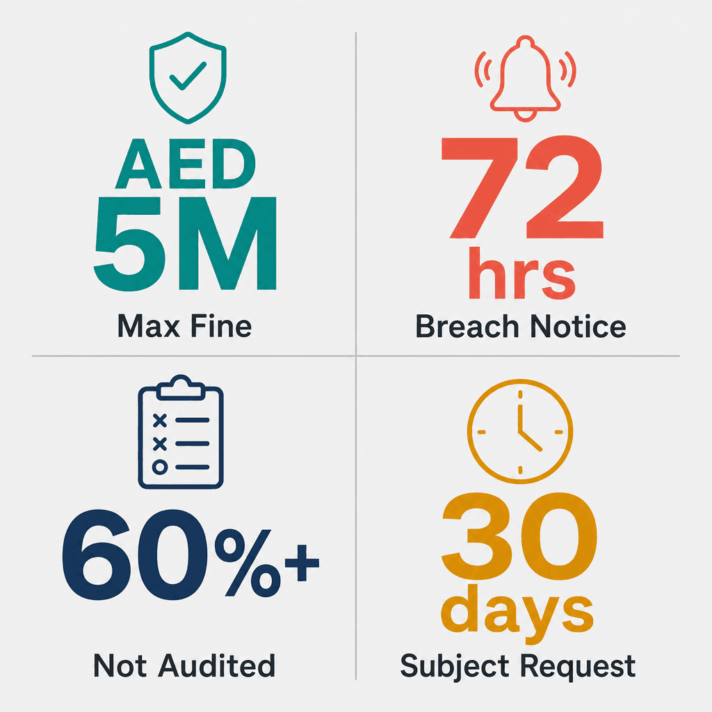 Infographic: Data Protection and Privacy Laws UAE - What Businesses Must Know