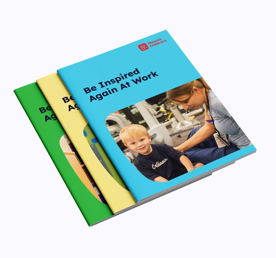 Design work example of PCH's brochure collateral