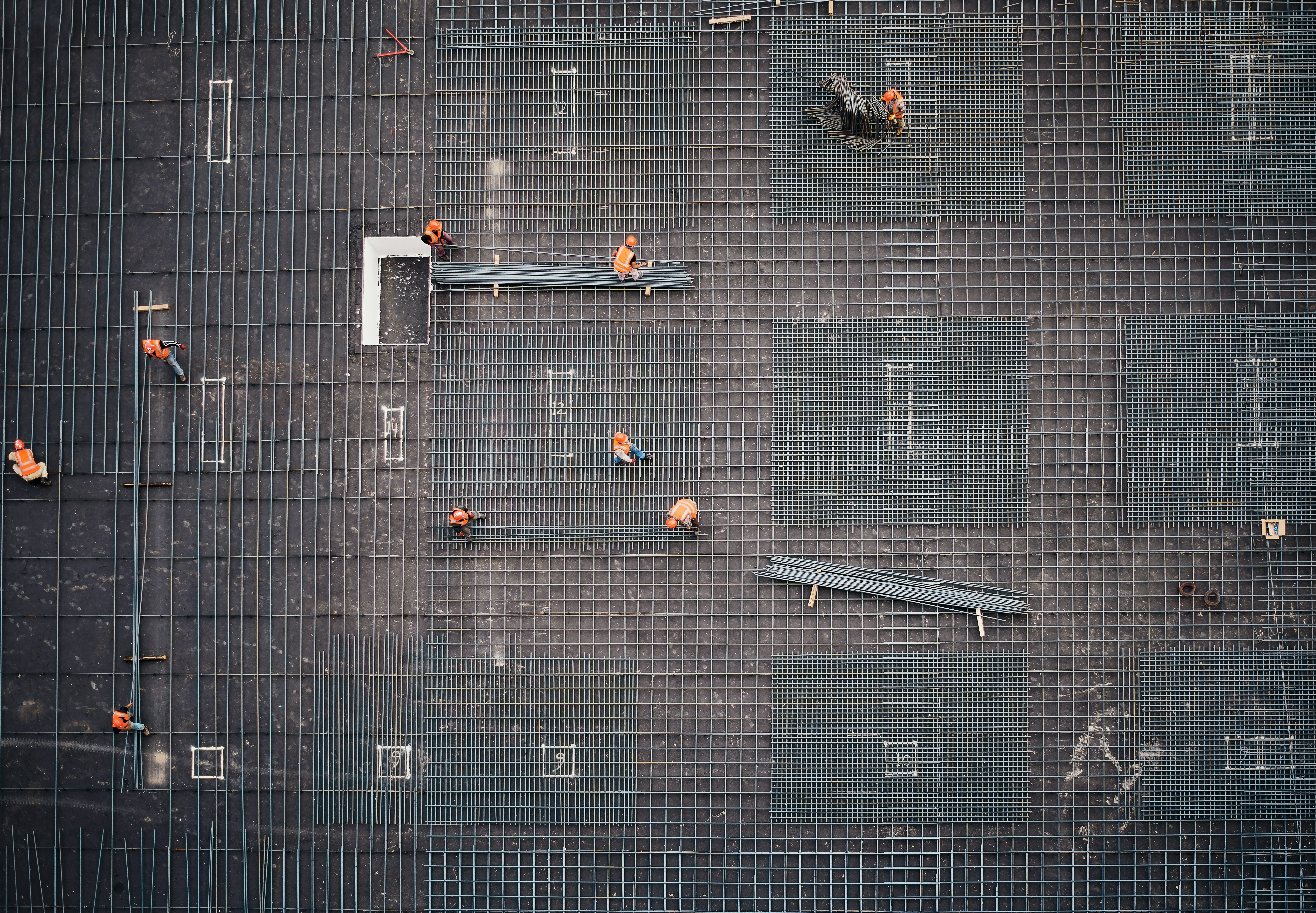 aerial photo of people in park at daytime