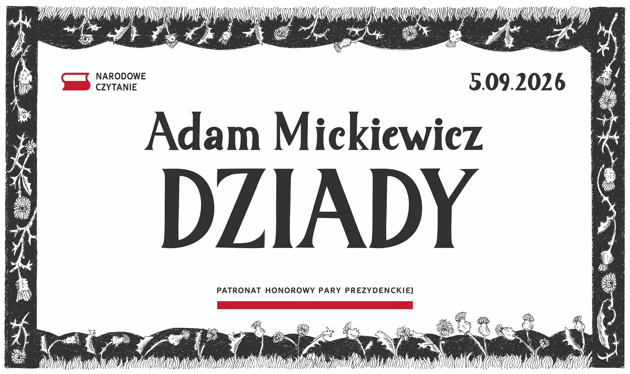 Narodowe Czytanie 2026: „Dziady” Adama Mickiewicza w Białej.