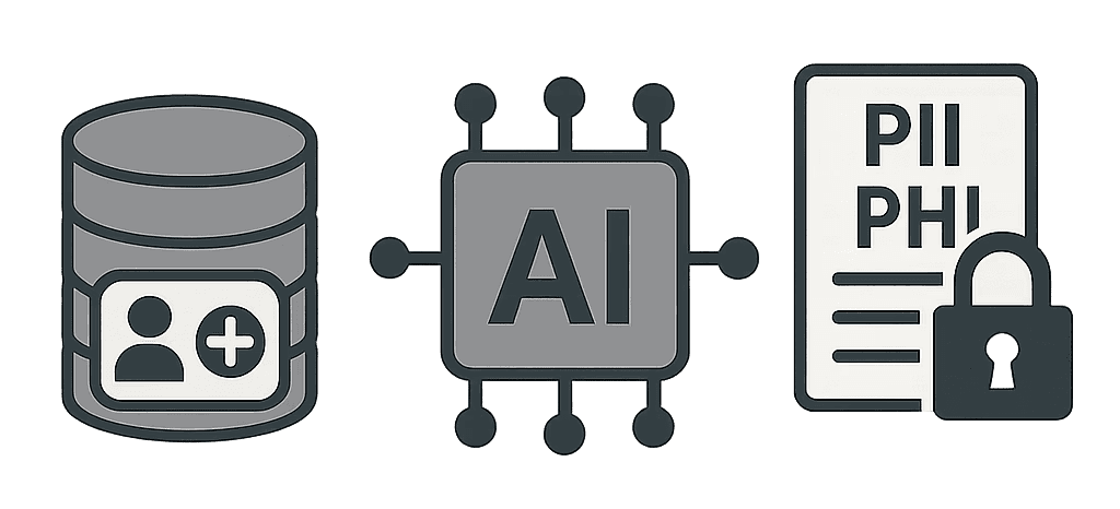 Using AI to secure PII/PHI data