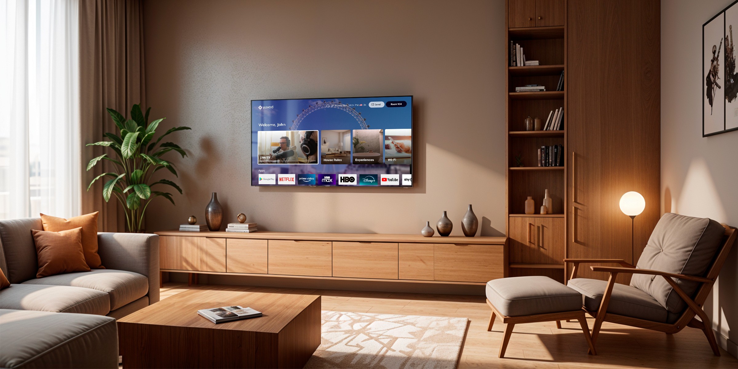 Yuvod Guest Experience TV System