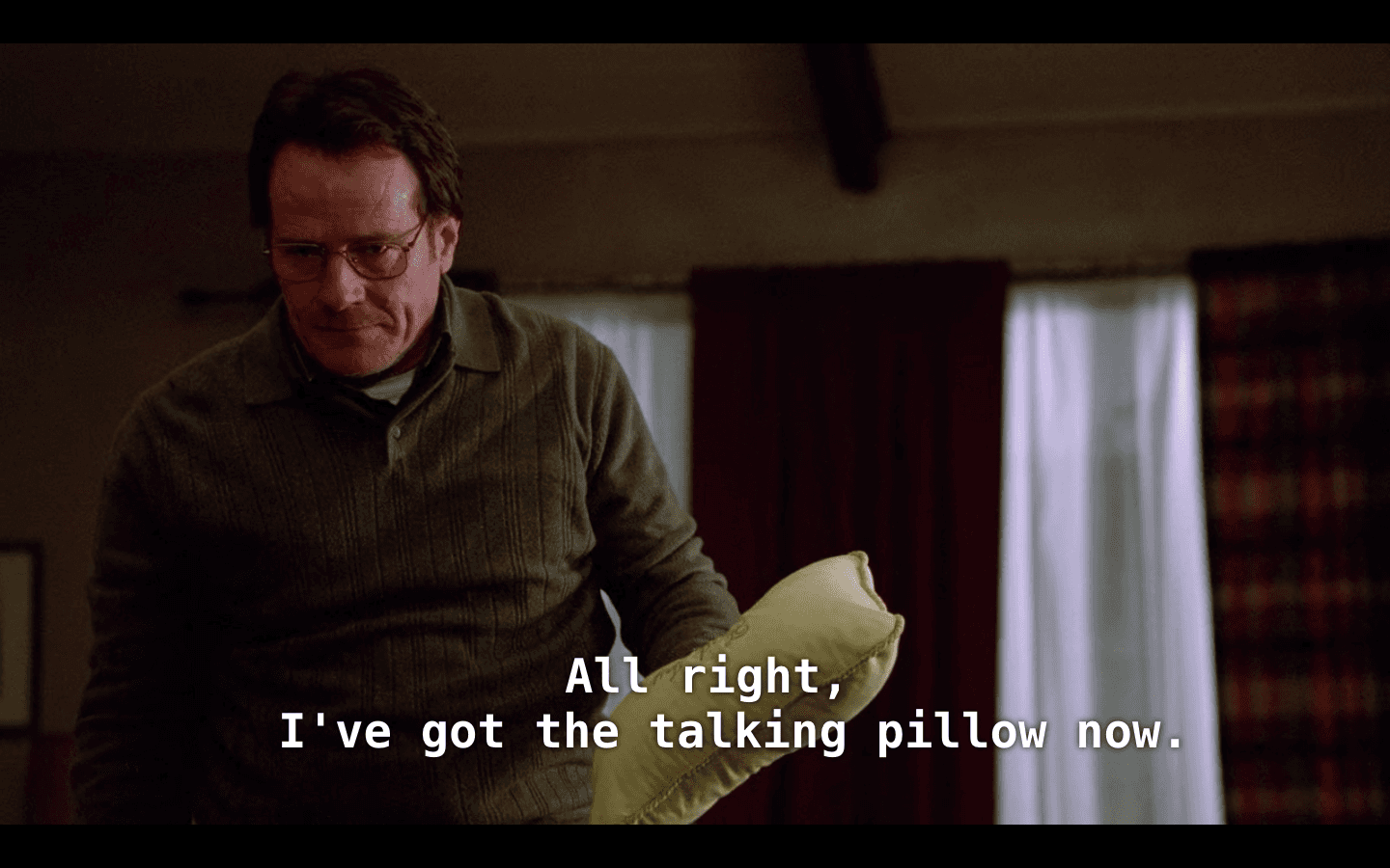 The talking pillow