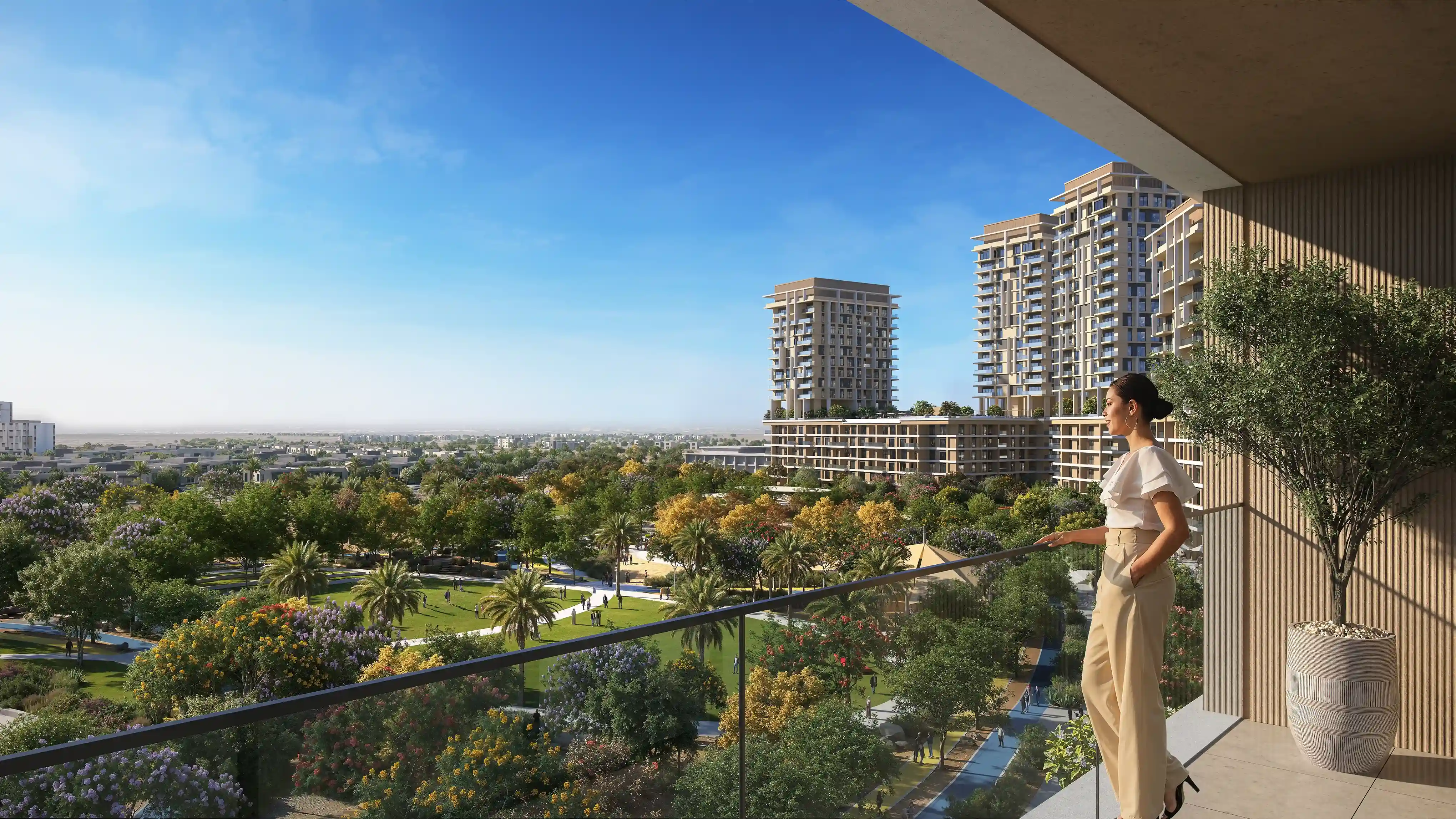 Luxurious apartments at Dubai marina, positioned near Boulevard Park, highlighting urban waterfront lifestyle.