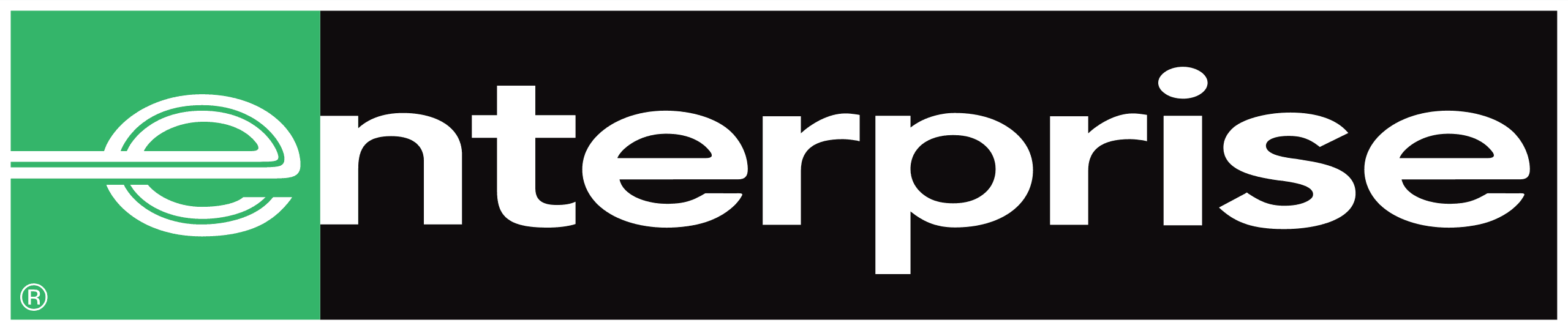 enterprise logo with white border