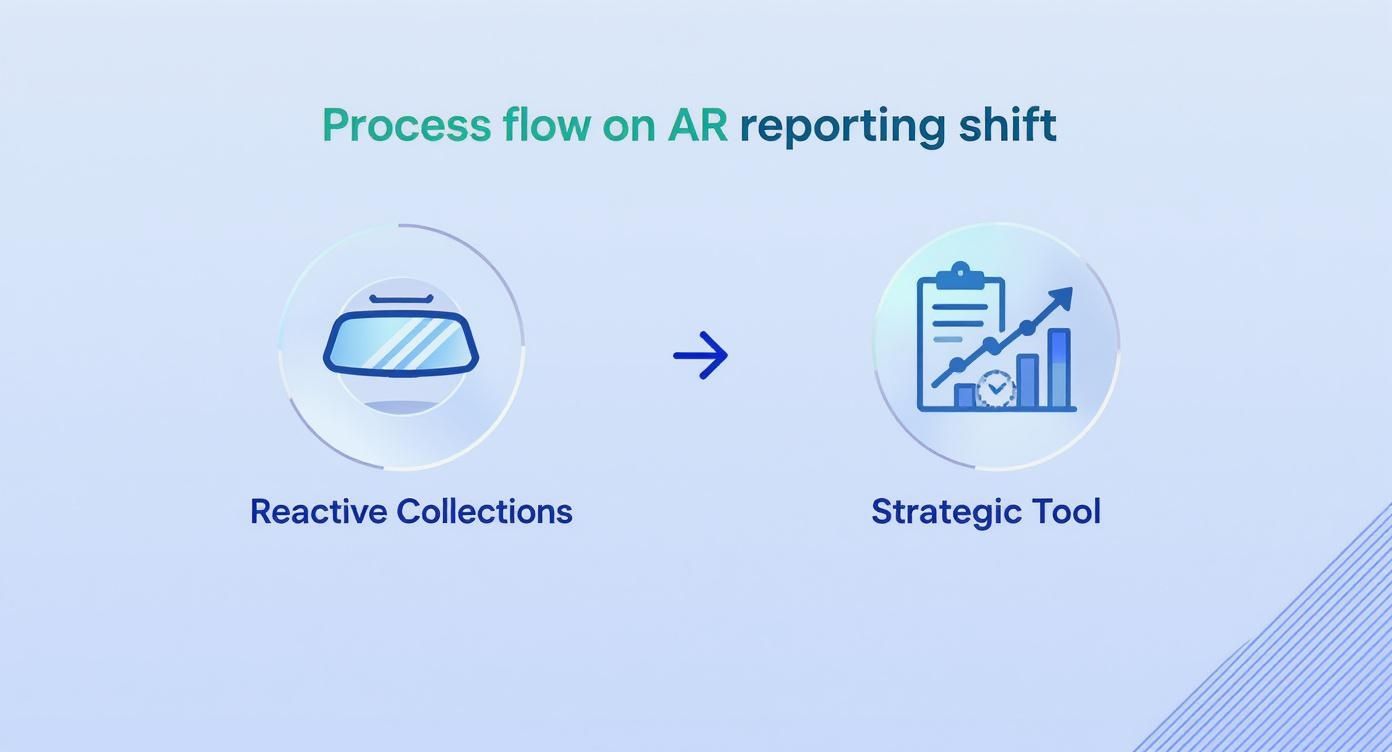 Infographic about accounts receivable aging report template