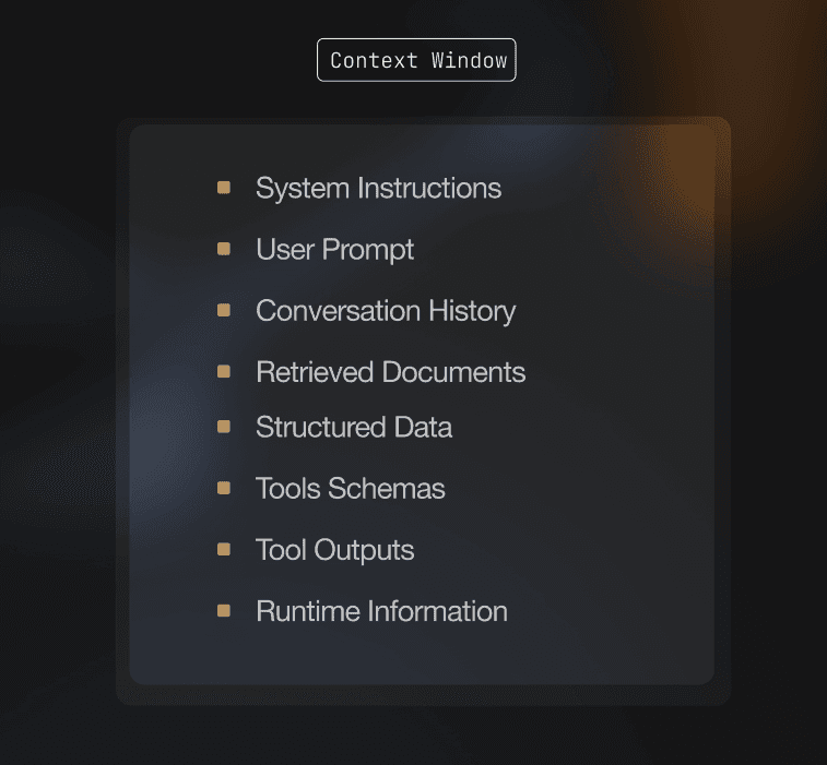 components of context window