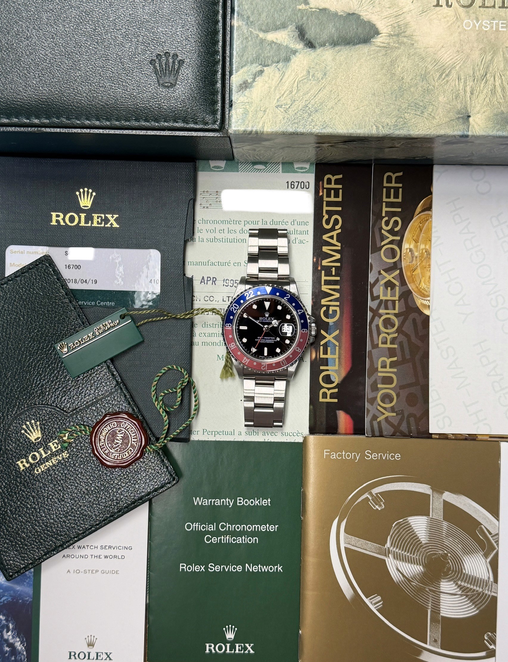 1995 Vintage Rolex Pepsi GMT