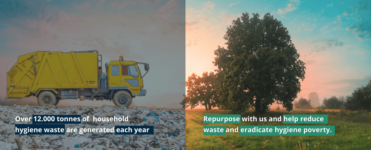 Repurposing Hygiene items avoid waste