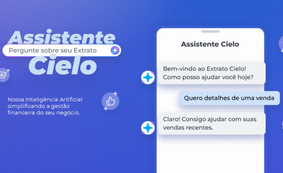 Cielo lança assistente de IA para consultas em extratos financeiros