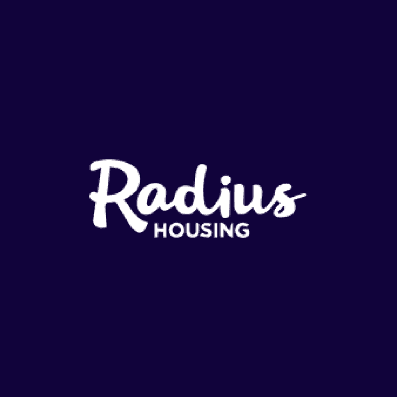 Radius housing logo