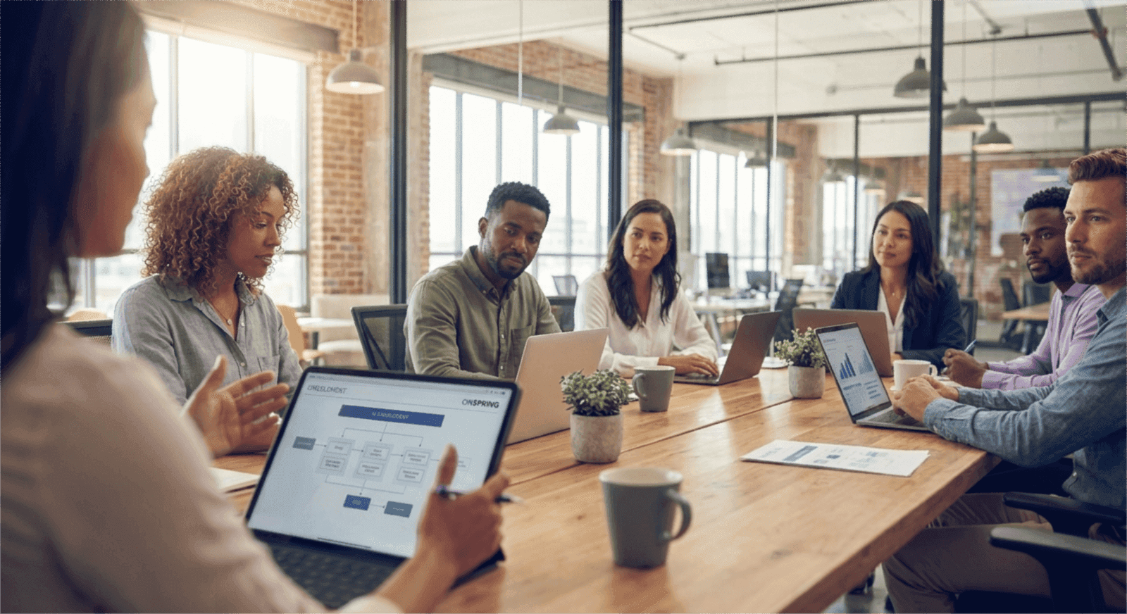 Serealist style photo of tableys lined on the lawn in Peidmont Park.
