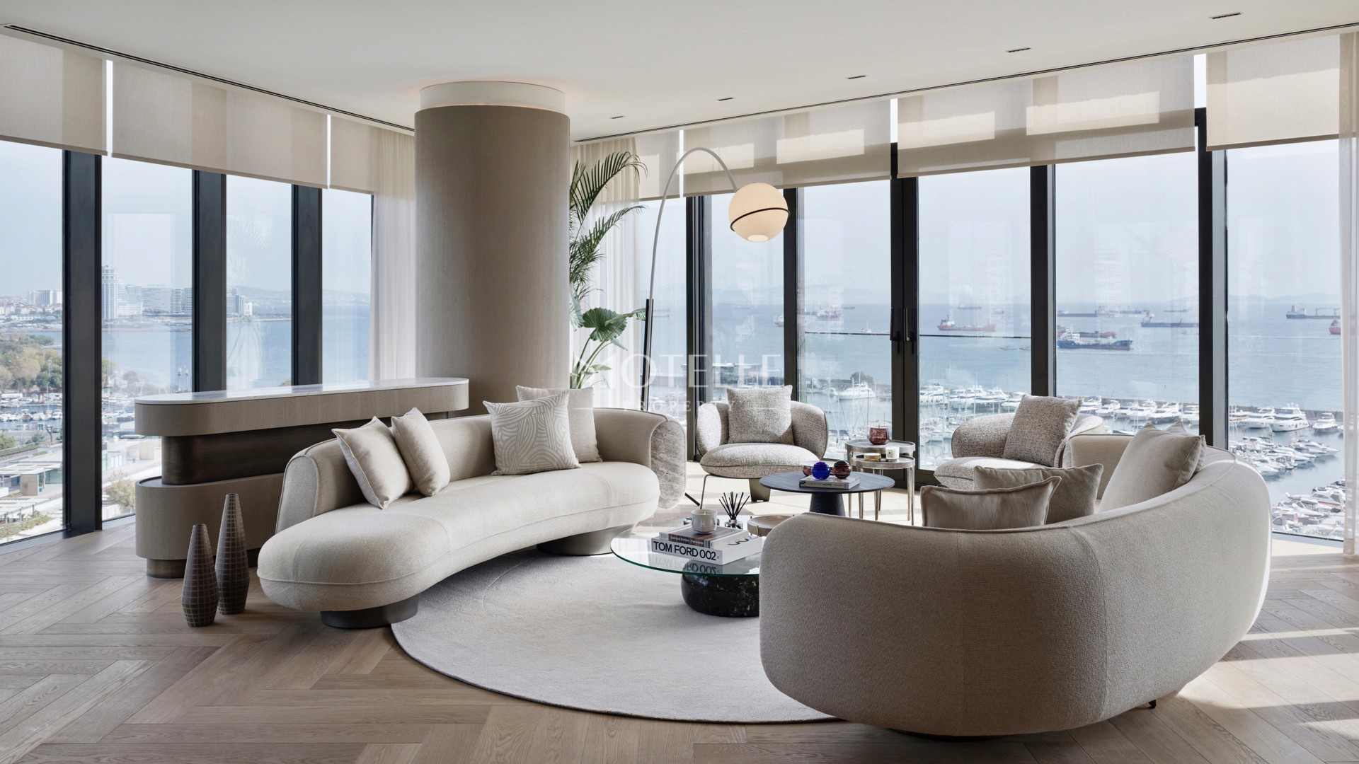 Istanbul Atakoy coastline waterfront luxury property view