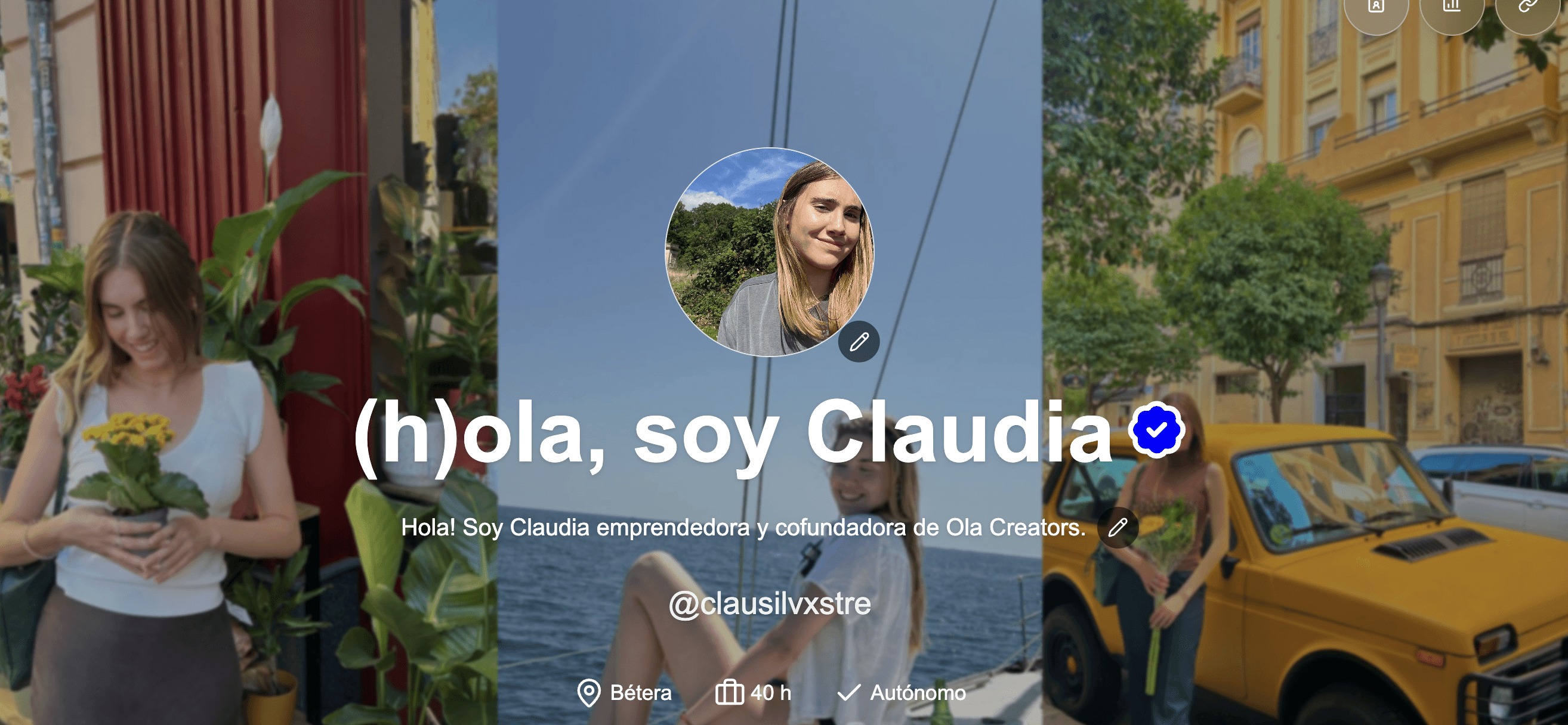 Portfolio creador Ola Creators