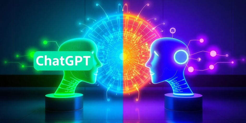 Comparison of ChatGPT and Gemini AI systems.