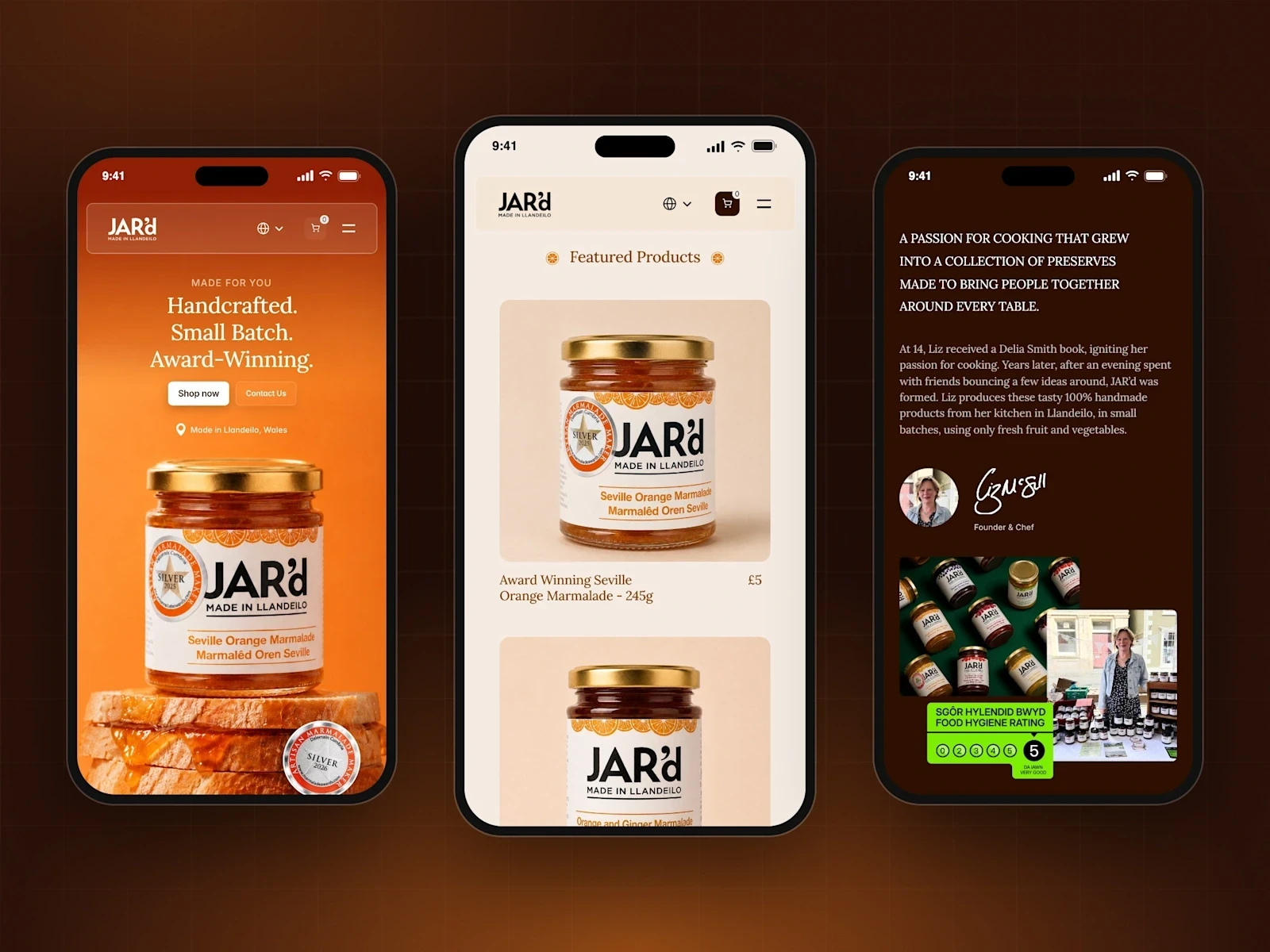 JAR'd screen