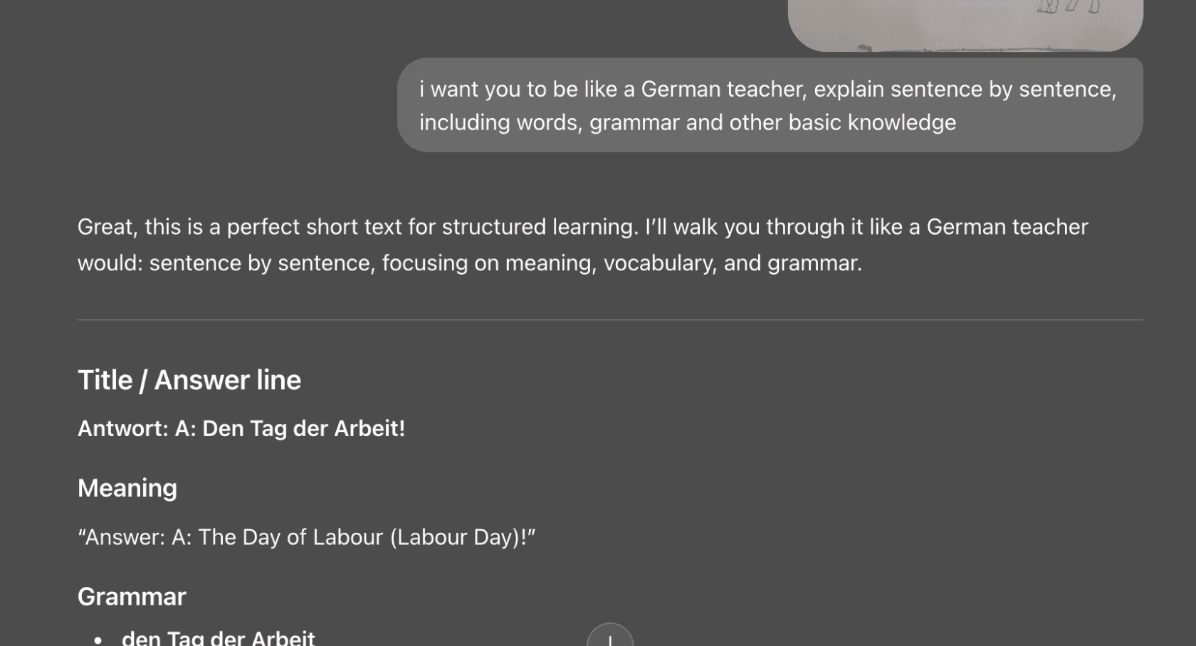 Daily Dose of German — An AI-supported, vibe-coded language learning tool