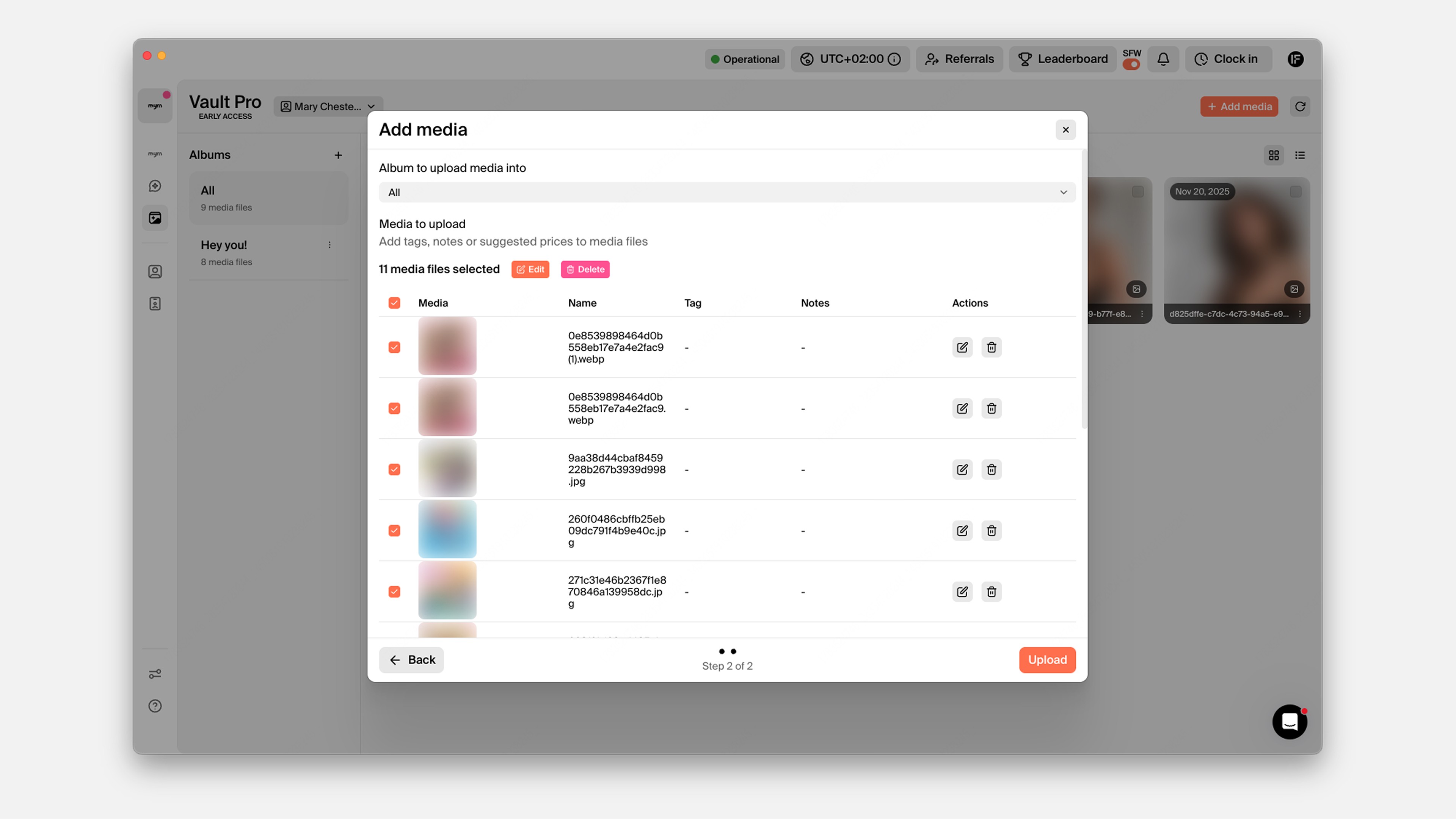 Vault Pro for mym