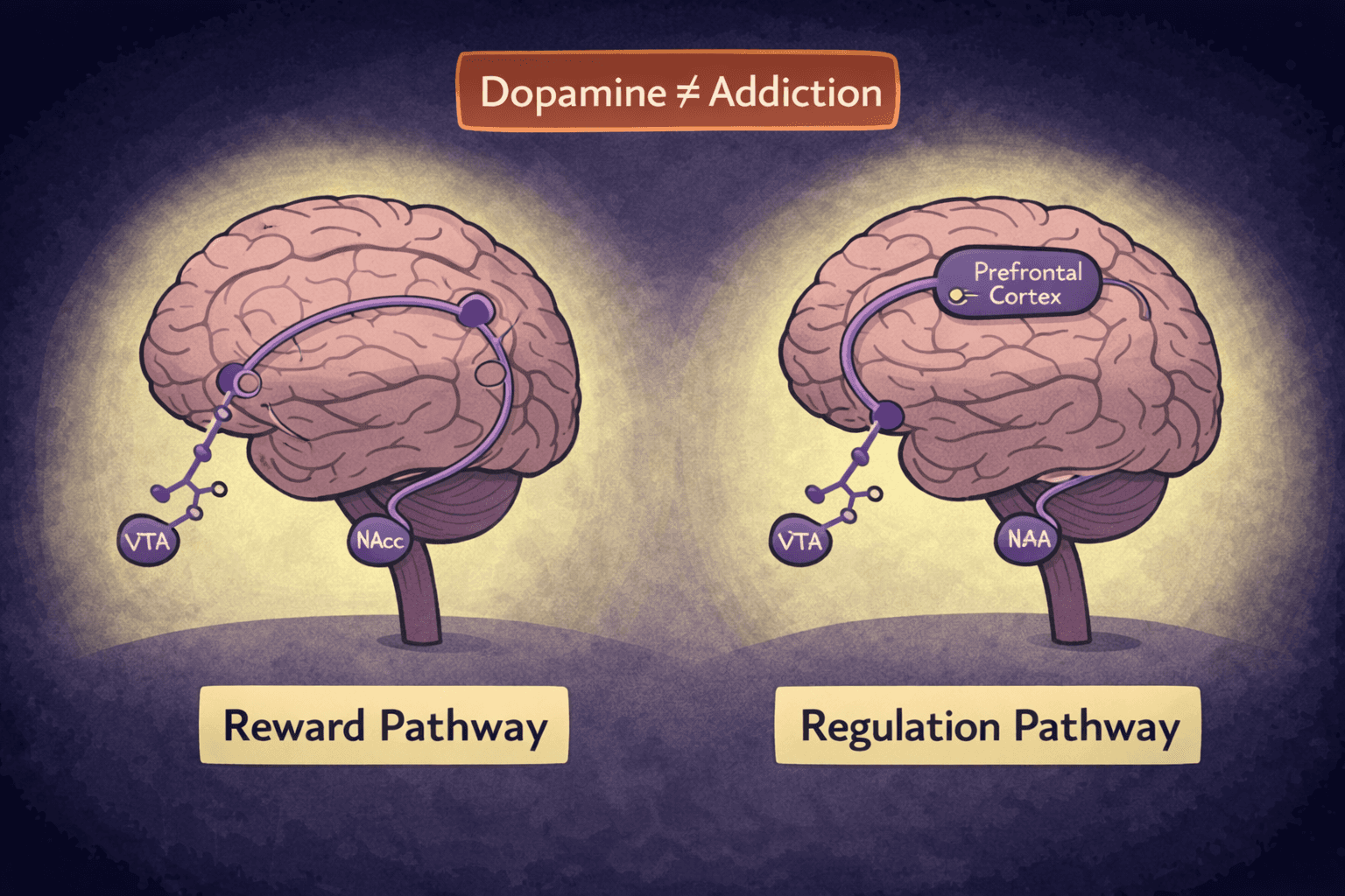dopamine is not the same thing as addiction