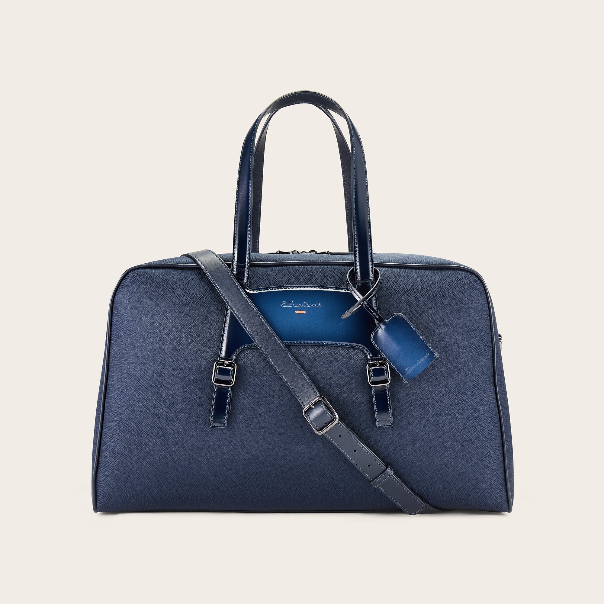 Blue Fabric Laptop Bag - Mandelli UK