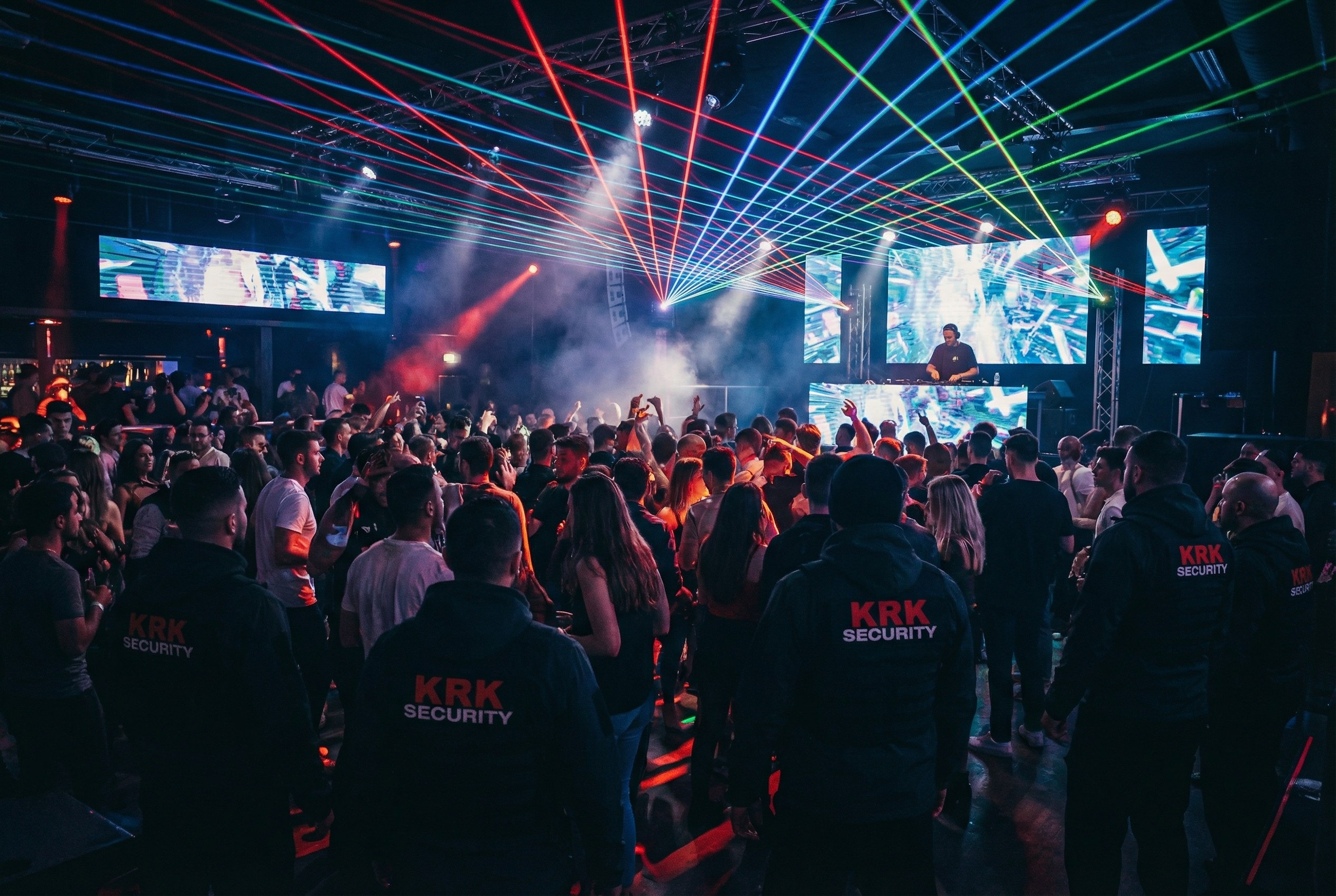 Sécurisation d’une soirée en discothèque à Genève avec présence d’agents de sécurité KRK