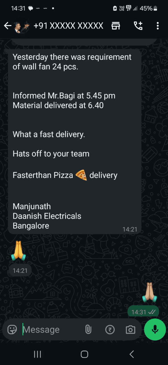 b2b quick commerce for Electrical retailers