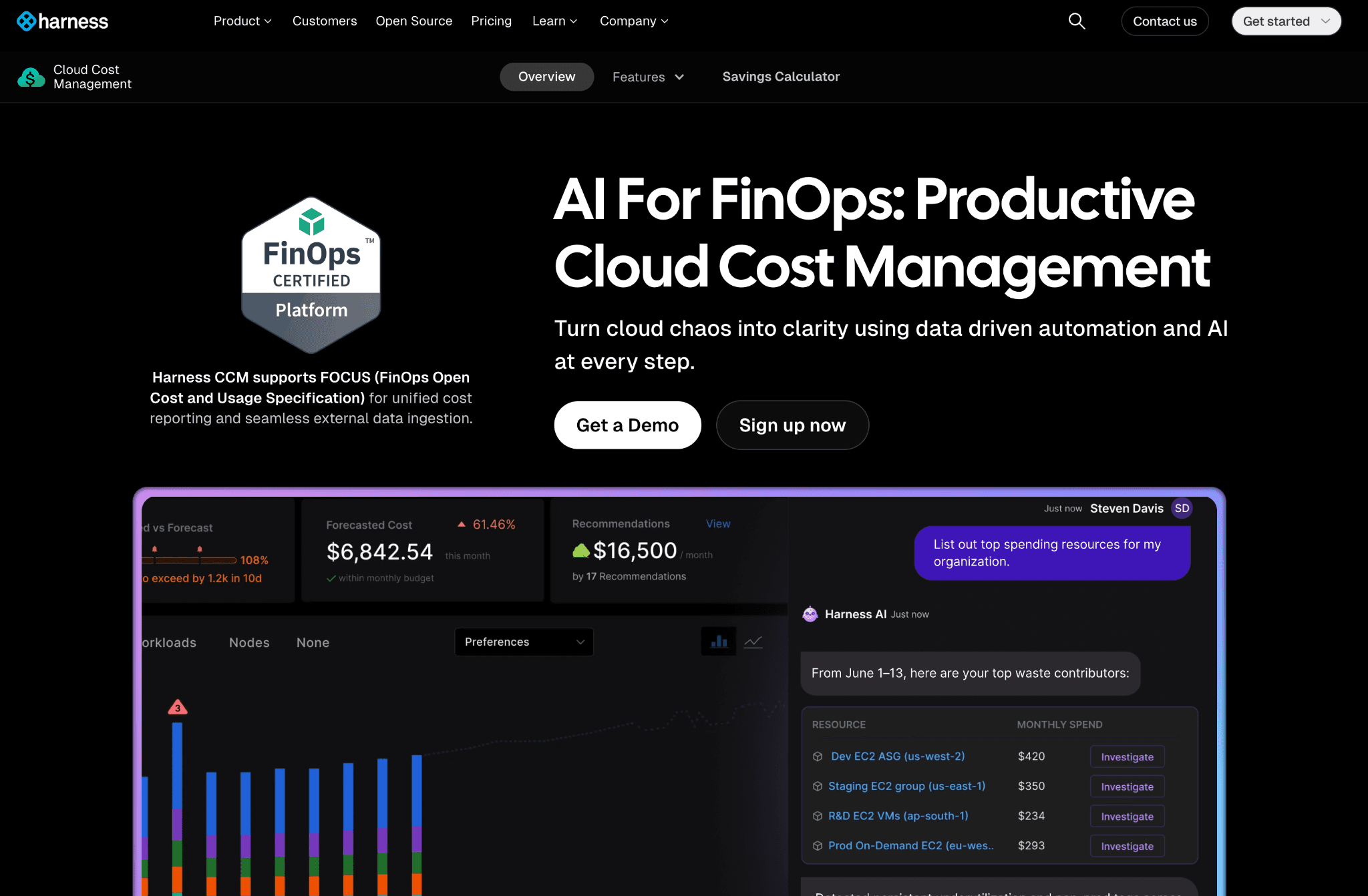 Harness Cloud Cost Management