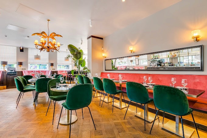 LayLow London members club dining area with banquette seating and luxury hospitality fit-out