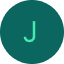 Un cercle vert foncé avec la lettre majuscule "J" en vert clair au centre. Il s'agit d'une icône d'avatar ou d'initiale.