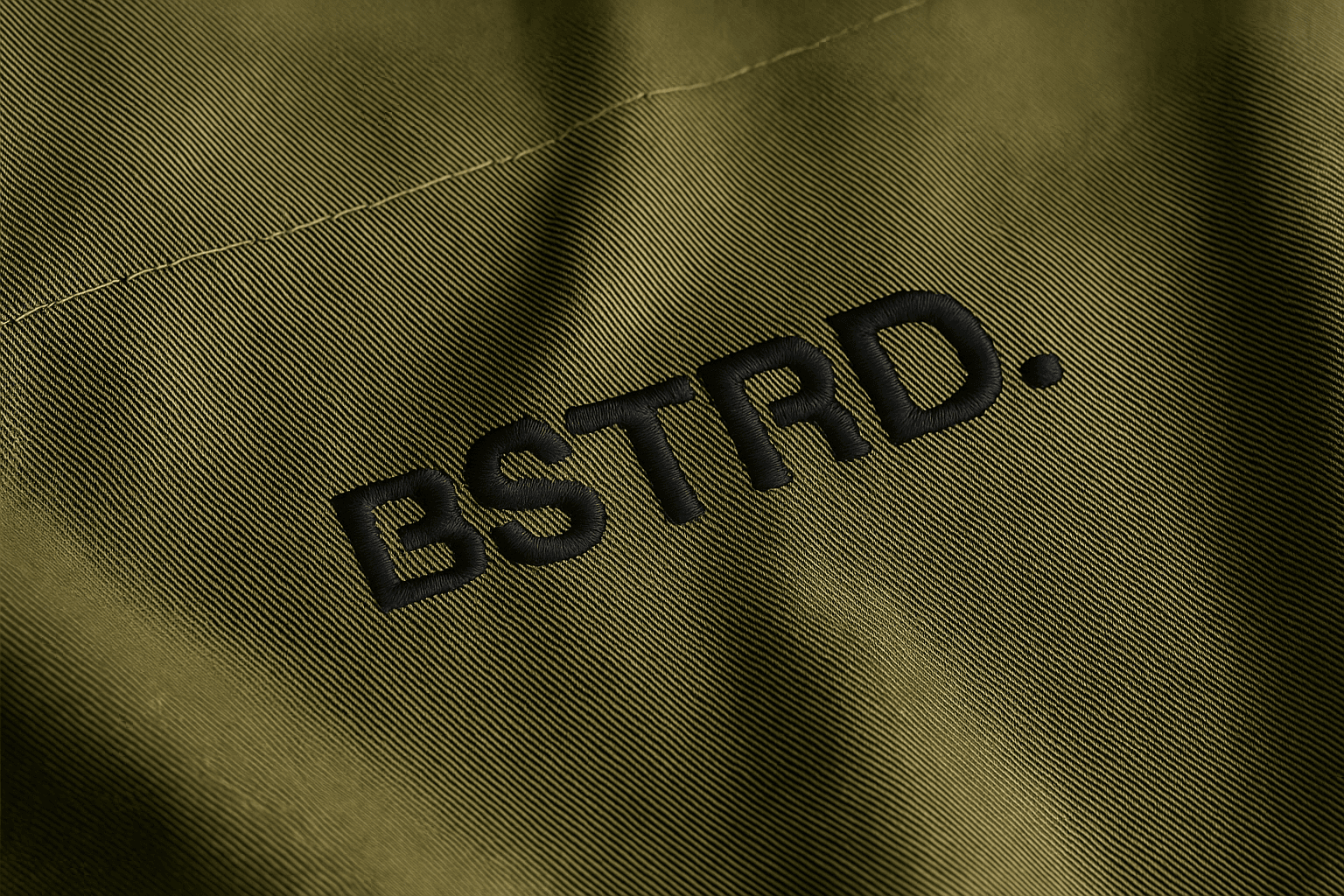 bstrd logo on merch mockup by analogue agancy
