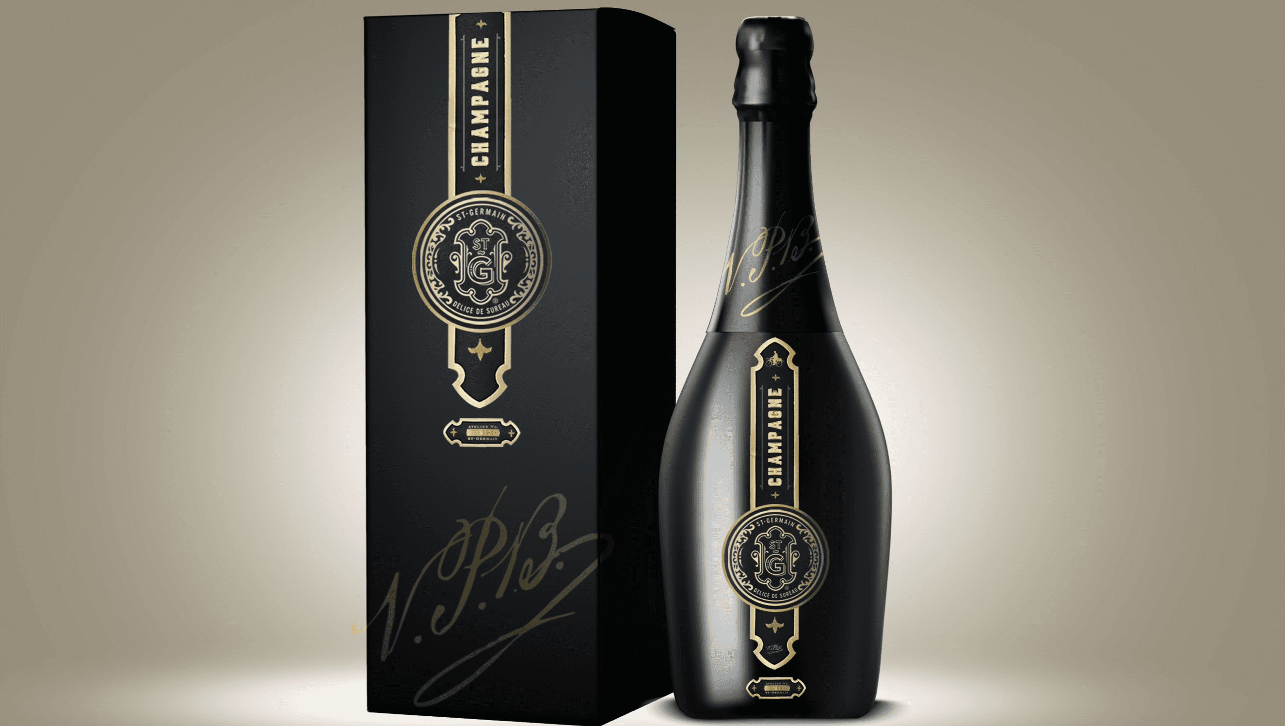 Black and white wave