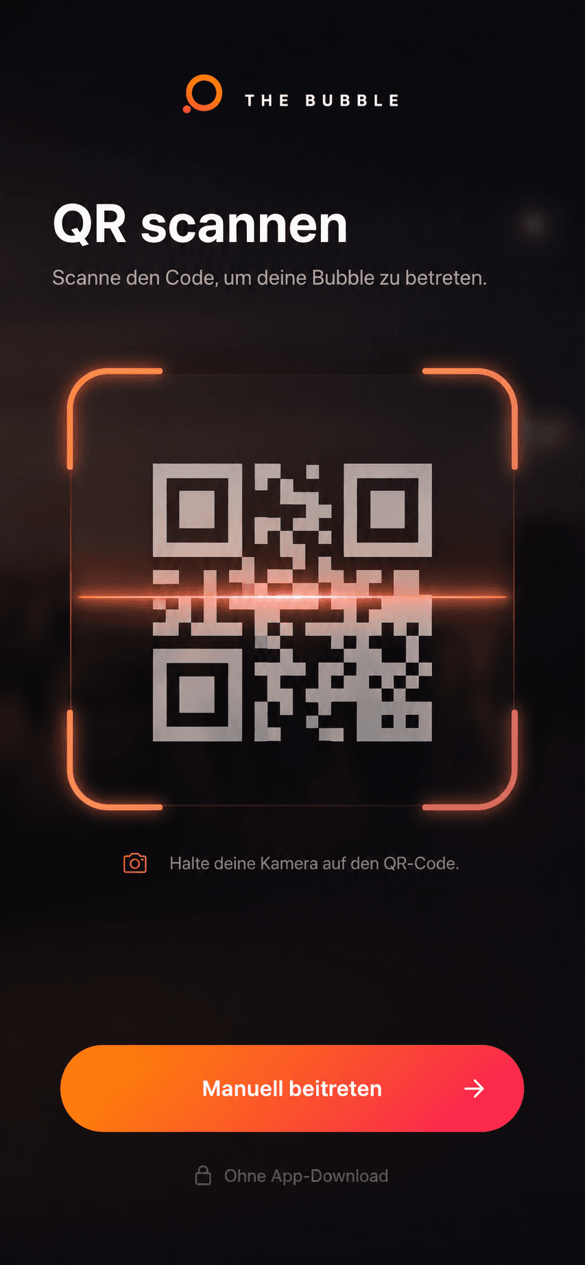 iOS-App-Oberfläche auf iPhone-Mockup dargestellt
