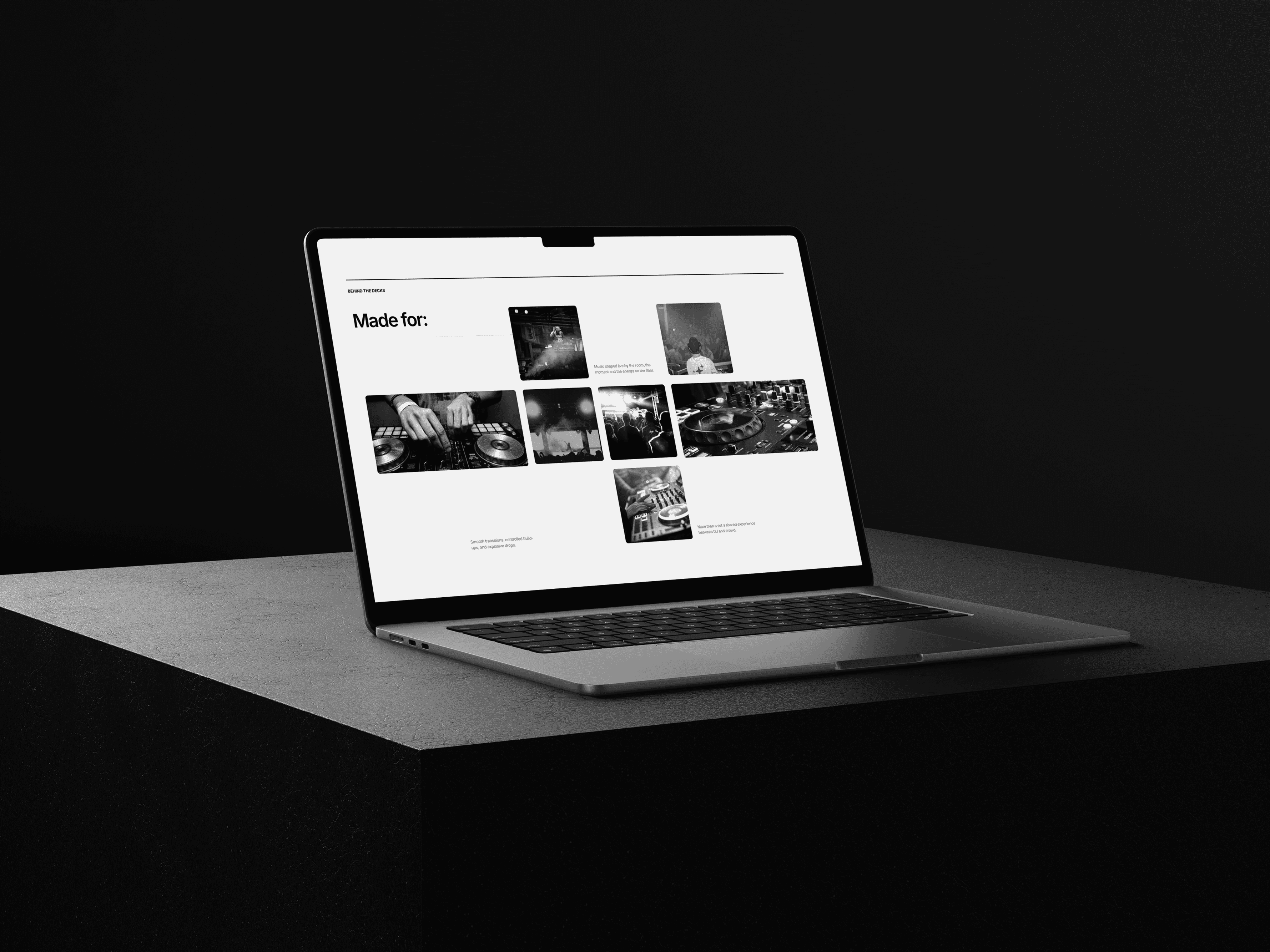 Marketing landing page designed for a product launch campaign