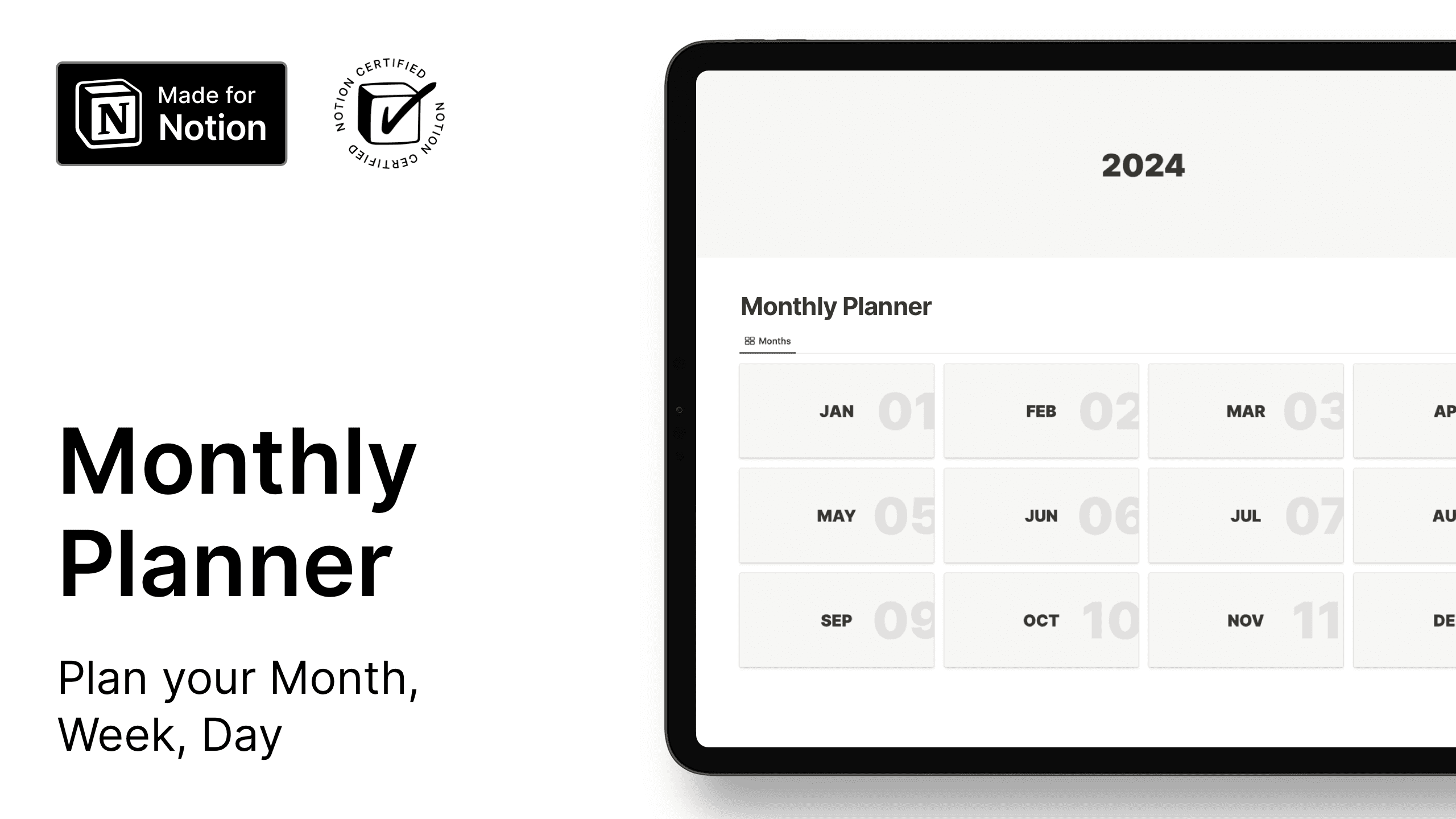 Notion Monthly Planner for Free