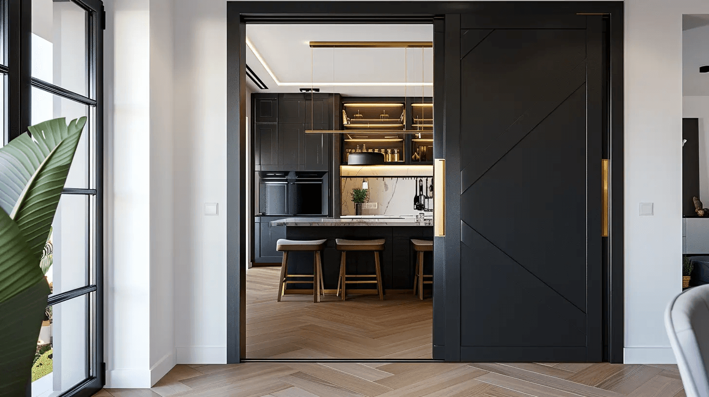 ultra-modern-black-pocket-door