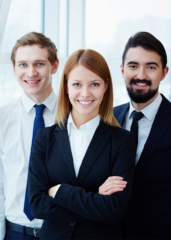 Group of Young Adults in Smart Casual