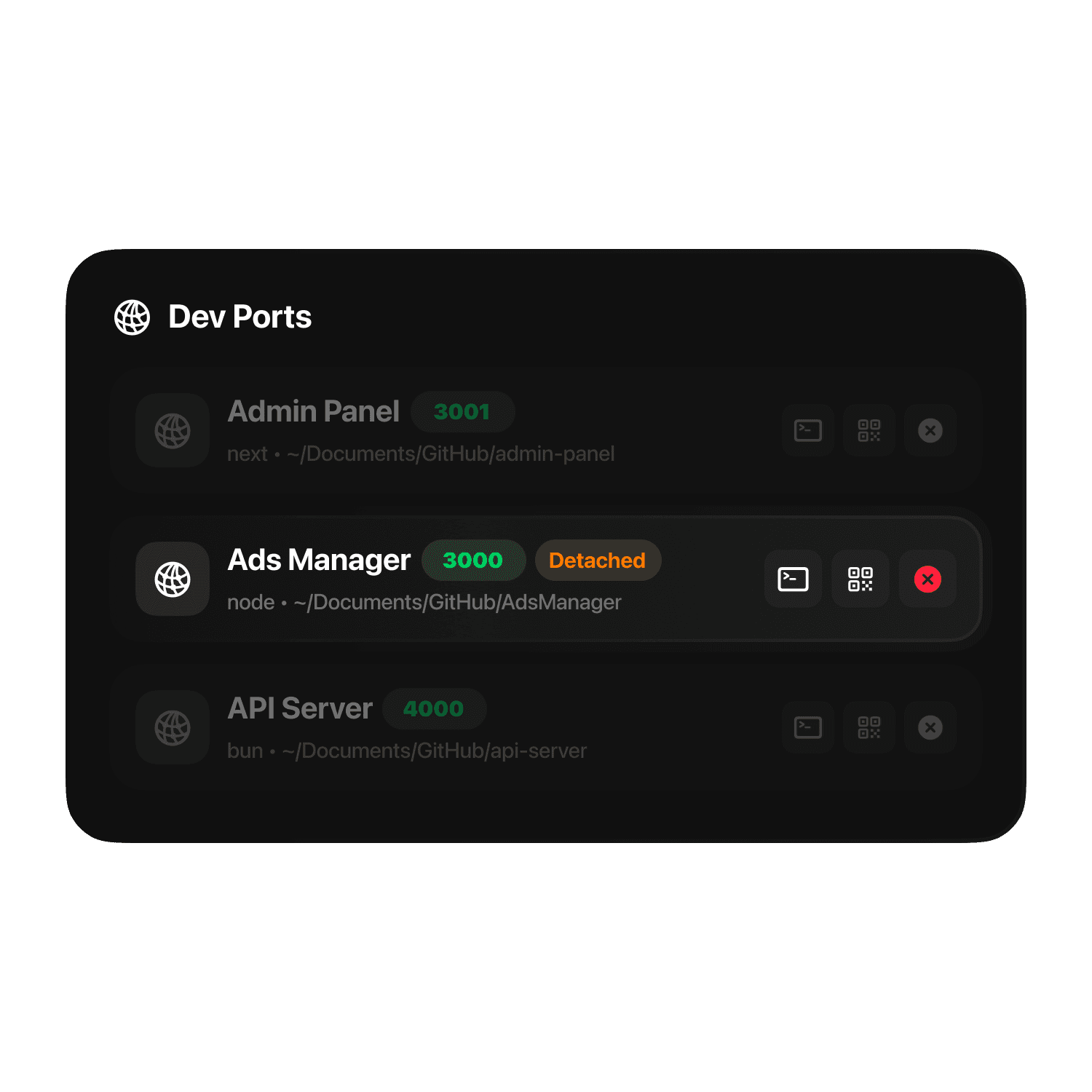 RoomService-DevPorts