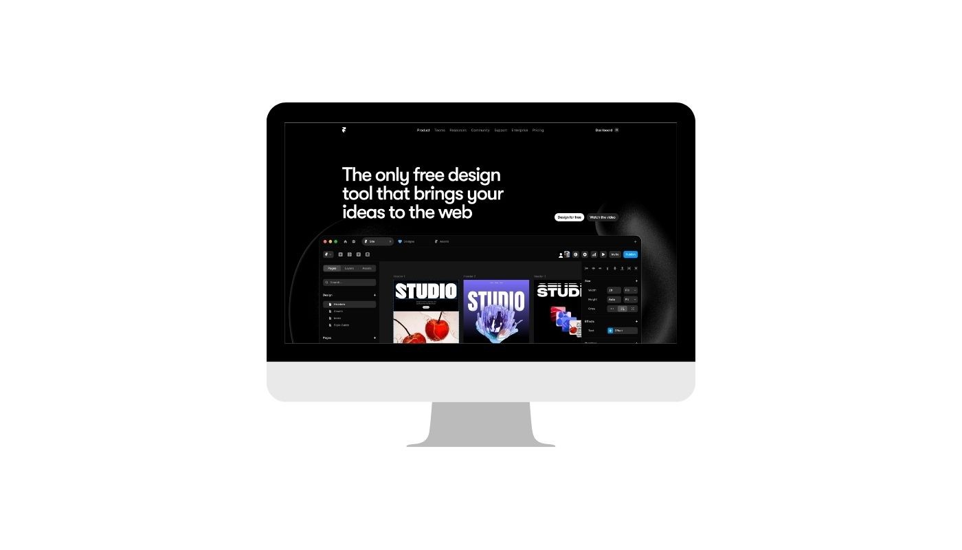 framer website design
